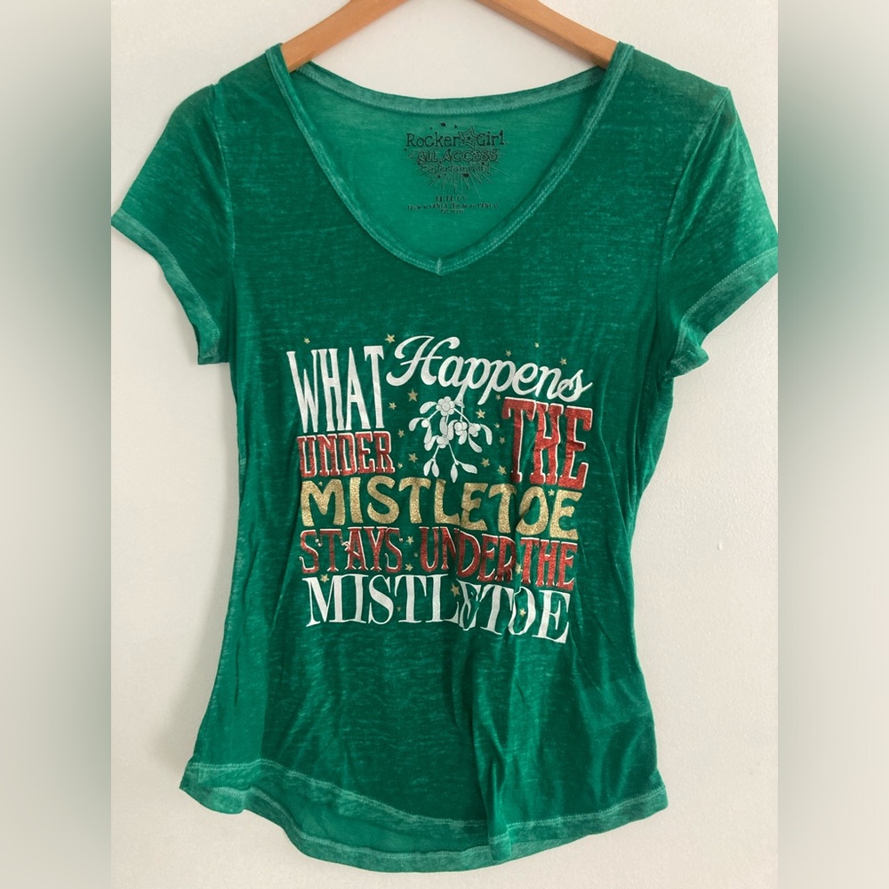 Rocker Girl Christmas Tee